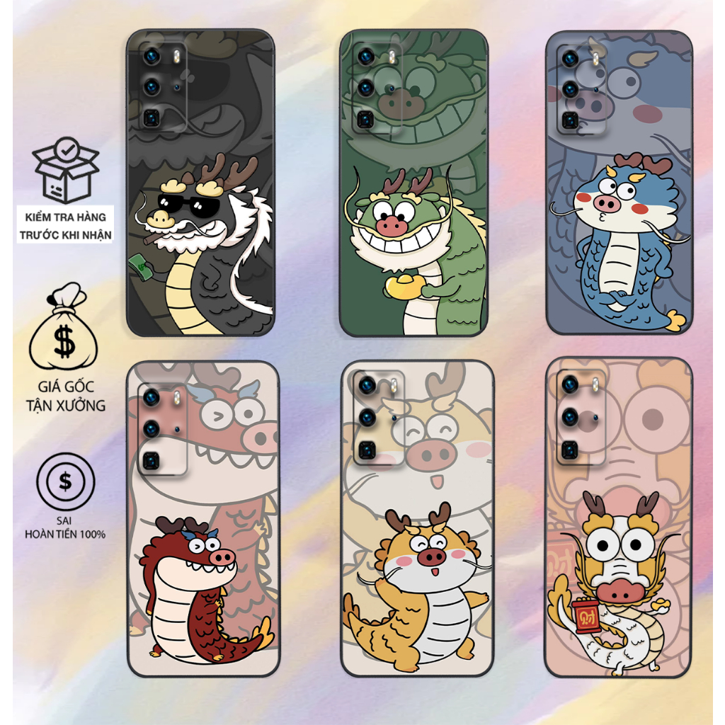 Huawei P40 / P40 Pro / P40 lite เคสมังกรน่ารักและตลก มีหลายรุ่นราคาถูก