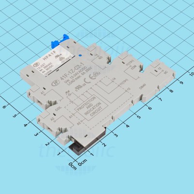 41F-1Z-C2-1 โมดูล 1 รีเลย์ 12V รางติดตั้ง TechZone Viet