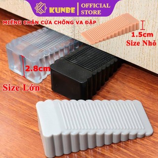 COMBO Miếng Chặn Cửa Silicone KUNBE Mẫu Mới Chống Sập Cửa Chắn Gió Va Đập Cửa An Toàn