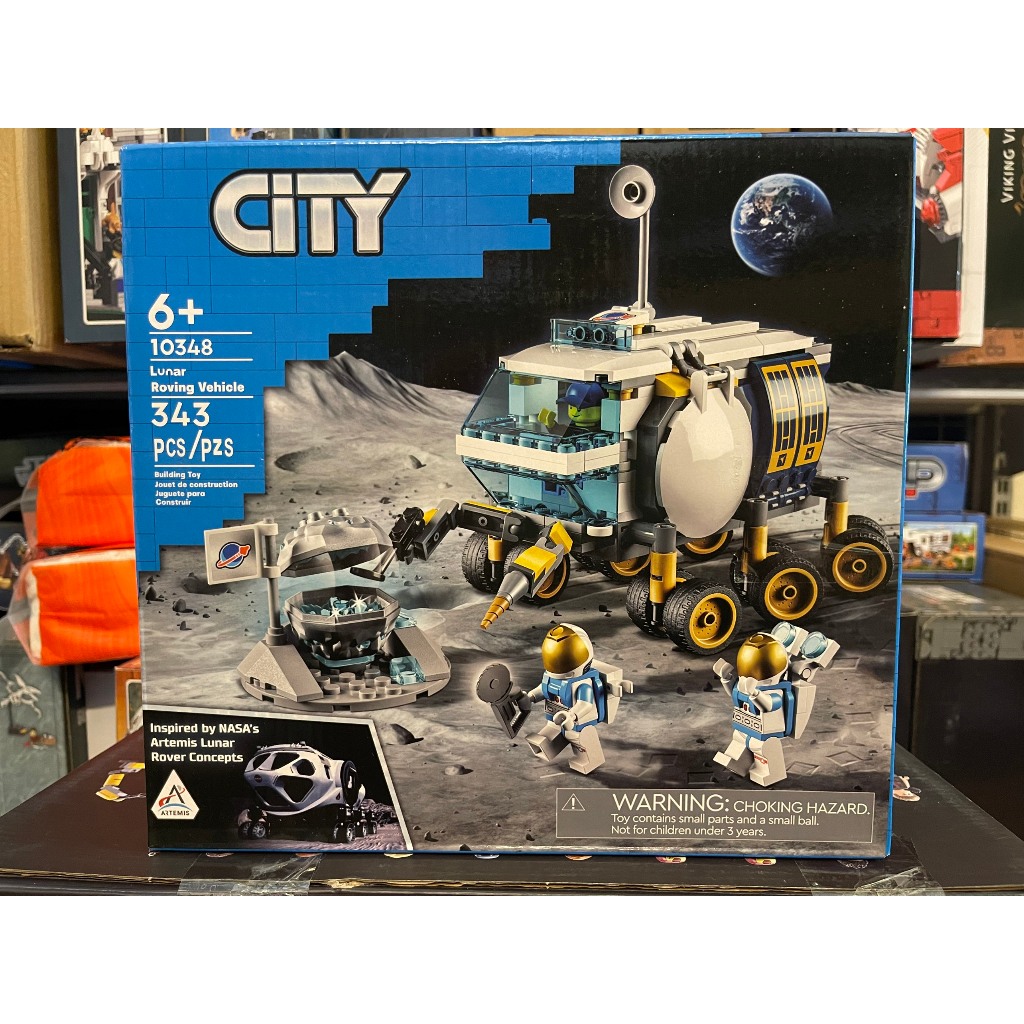 ประกอบของเล่น 60348 10348 ทีมสํารวจดวงจันทร์ 343 ชิ้น - เค กล่อง