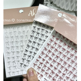 Sticker nơ , ngôi sao phong cách y2k trang trí móng
