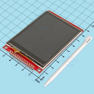 LCD 3.2 นิ้ว 320x240 TFT ILI9341 Resistive Touch SPI TechZone Viet