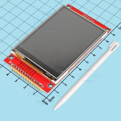 LCD 2.8 นิ้ว 240x320 HMI ILI9341 อินเทอร์เฟซ SPI Touch Resistive
