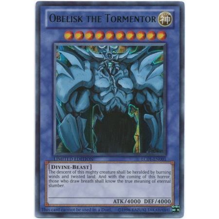 การ์ด Yugioh - TCG (UK) - Obelisk the Tormentor - LC01-EN001 - Ultra Rare