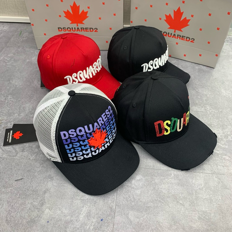 หมวกเบสบอล DSQUARE2 - หมวกเบสบอล Topping DQS2 พร้อมผ้าสีกากีคุณภาพสูง หมวกเบสบอลแบบนุ่มแฟชั่น34