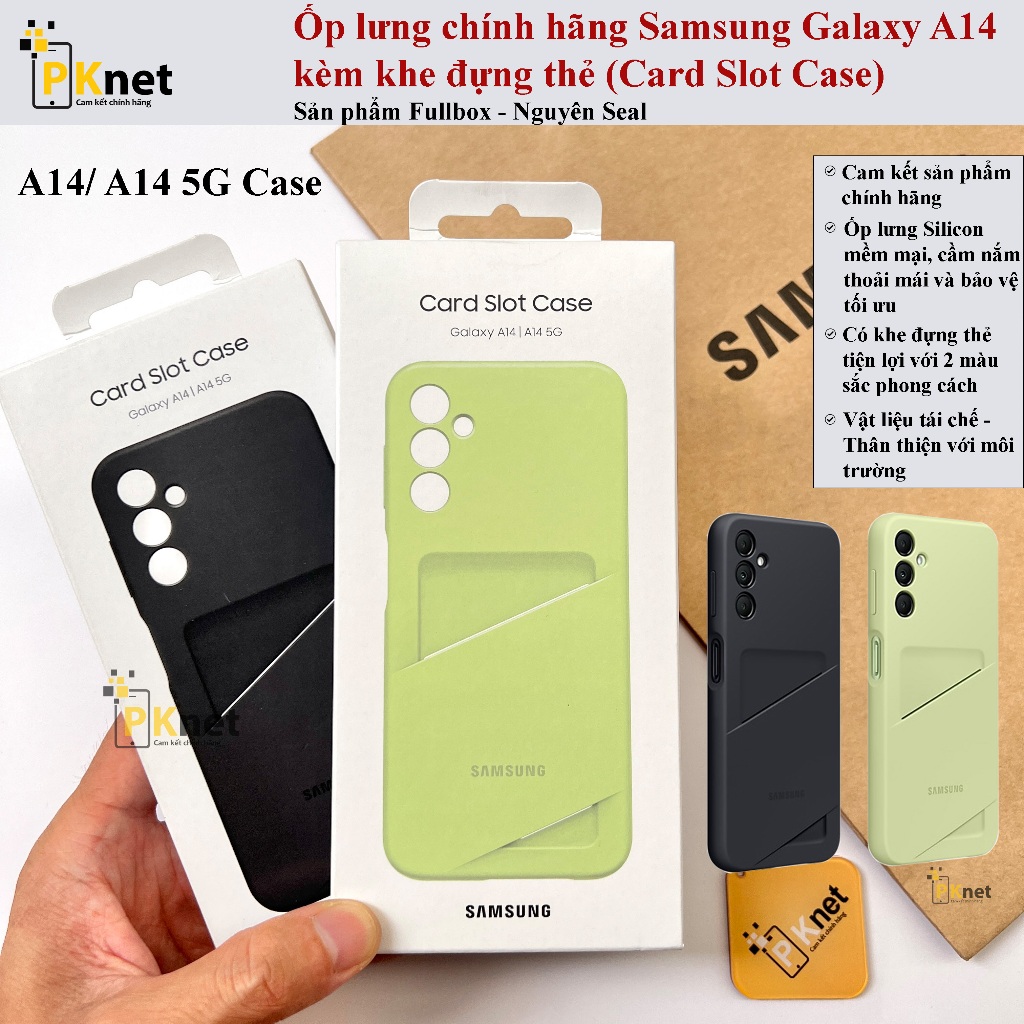 เคส Samsung Galaxy A14 / A14 5G ของแท้ ช่องเสียบการ์ดรวมเคส Galaxy A14