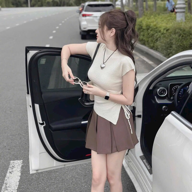 เสื้อเชิ้ตตาข่าย WITH LINING สําหรับสุภาพสตรีมีระดับออกไปไปทะเล A215