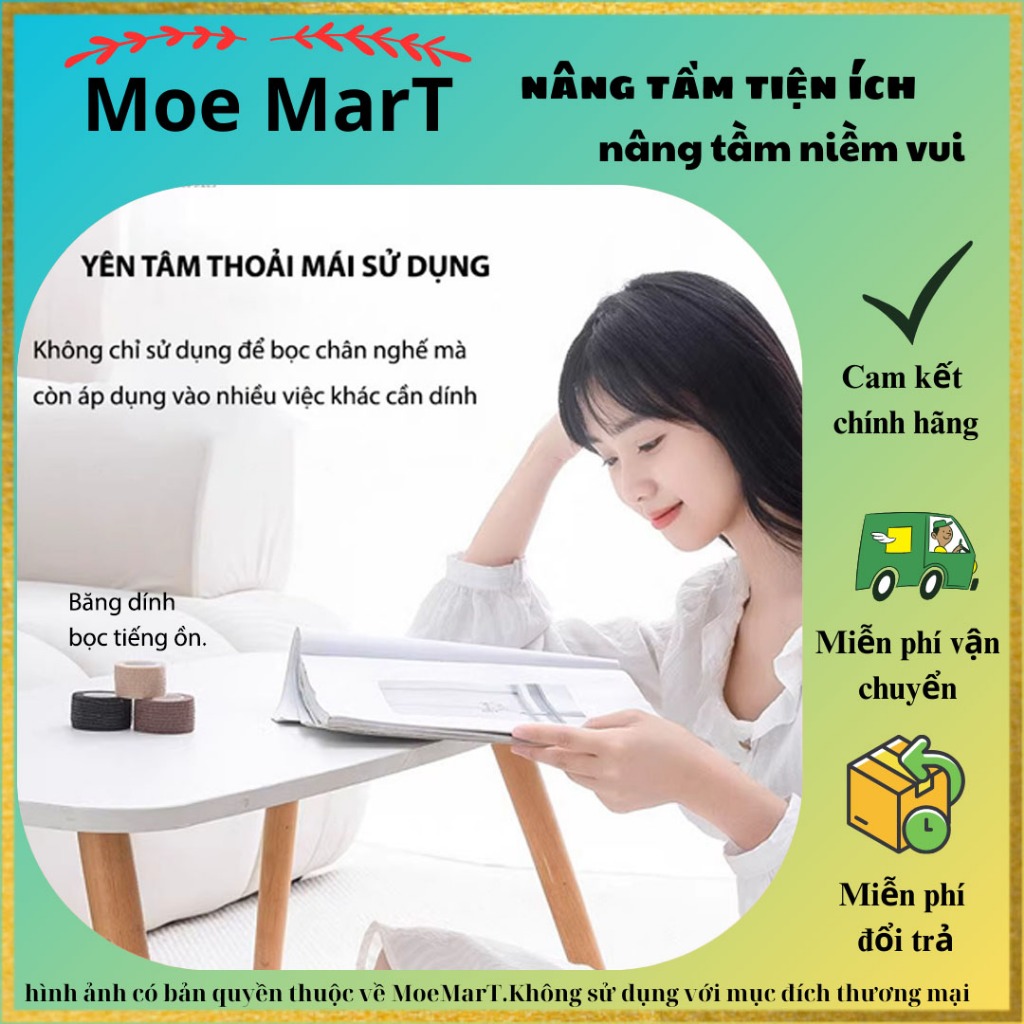 Handy Anti-Slip Self-Adhesive Table / Chair Cover Cushion, MoeMarT กันกระแทก Self-Adhesive Chair Cov