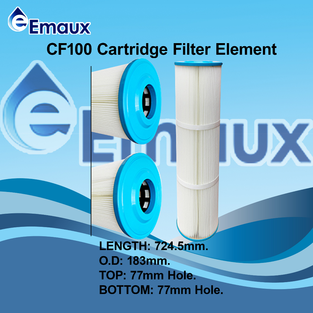 องค ์ ประกอบตัวกรองกระดาษ CF100 Emaux, องค ์ ประกอบตัวกรองกระดาษ Emaux , ตัวกรองตัวกรองตัวกรองสระว ่