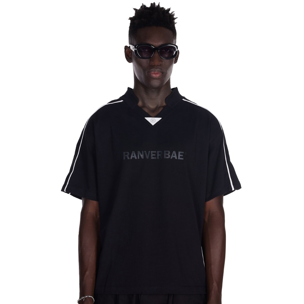 Rvb เสื้อยืดบลูเบอร์รี่ฮอกกี้ สีดํา
