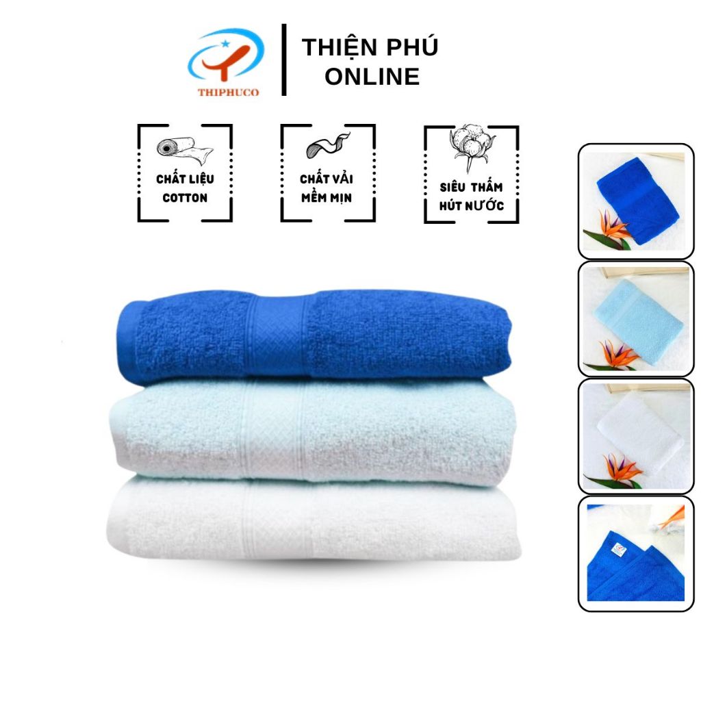 ผ้าเช็ดหน้าผ้าฝ้ายคุณภาพสูง Z627-1 Thien Pu 34x34cm ผ้าฝ้ายธรรมชาติ 100% ดูดซับน้ําได้ดี