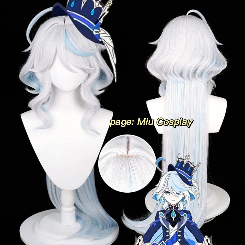 [มีจําหน่าย] วิกผมคอสเพลย์ Furina/วิกผม - Genshin Impact [Miu Cosplay]