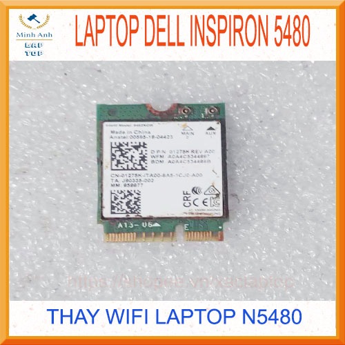 เปลี่ยนแล็ปท็อป WiFi Dell inspiron 5480 N5480