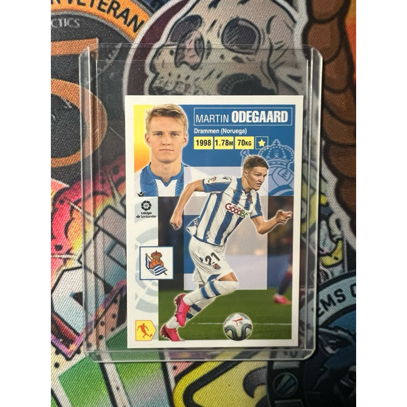 Martin Odegaard RC สติ ๊ กเกอร ์ Panini La Liga 2020-21 การ ์ ดฟุตบอล