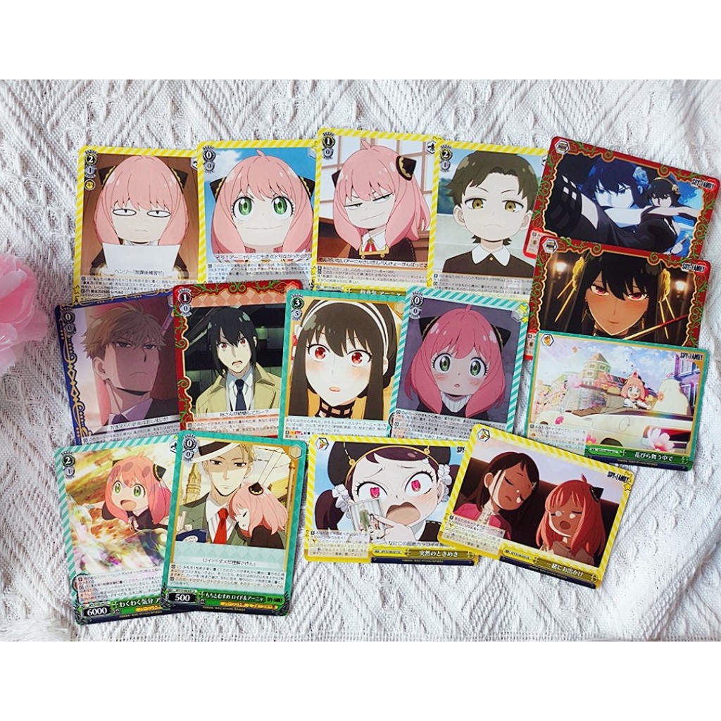 [GS FUNNY SHOP] การ์ดครอบครัว Spy x ของแท้ - Weiss Schwarz JP