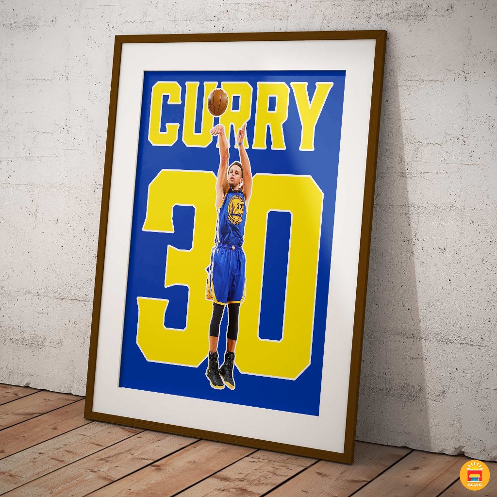 ️ Steph Currys Poster - NBA Wall Decal Painting - ภาพวาดบาสเกตบอลตกแต่ง