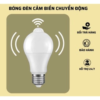 Đèn cảm biến chuyển động người bóng đèn cảm biến người hồng ngoại 7W 12W 20W