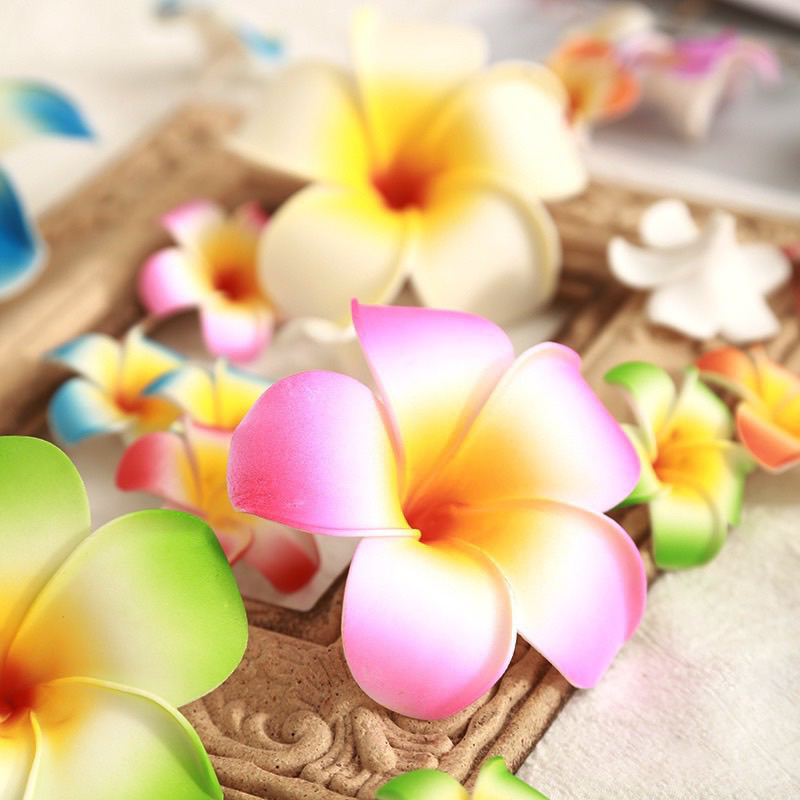 FULL COLOR PORCELAIN FLOWER HAIR CLIP ขนาดใหญ่ <มีจําหน่ายที่ร้าน>