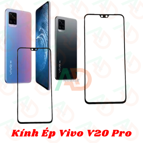 กระจก AD สําหรับ Vivo V20 Pro กระจกเคลือบสําหรับ vivo v20 pro