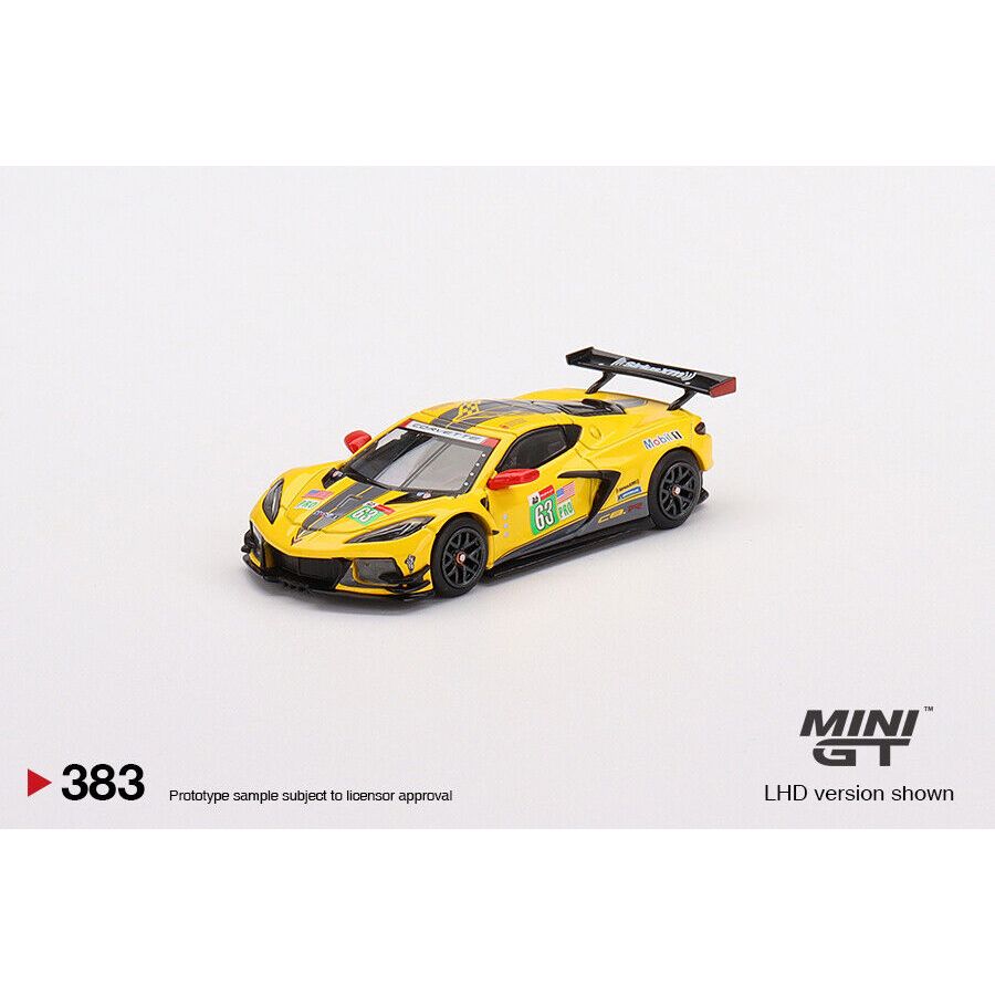 [Hanoitoys]MINI GT 1/64 Chevrolet Corvette C8.R 63 Corvette Racing 2021 Le Mans 24 Hrs GTE PRO 2nd P