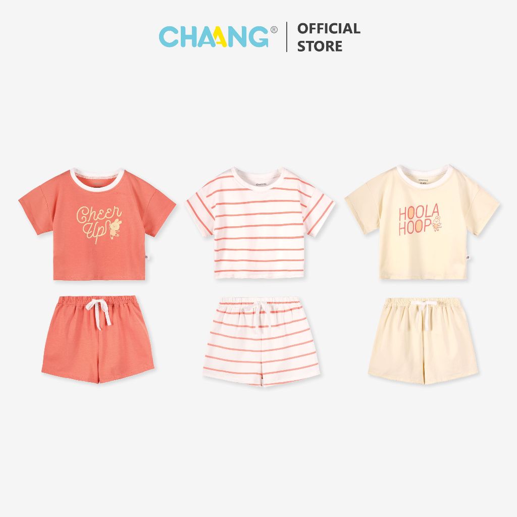 [CHAANG 3M-5Y] ชุดเสื้อครอปสั้น Olympia สําหรับเด็กผู้หญิง