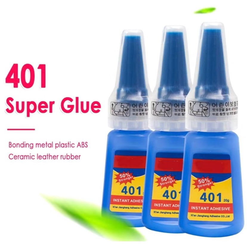 กาว 401 ของแท้สําหรับติดเล็บแข็งแรงสุด 20ก