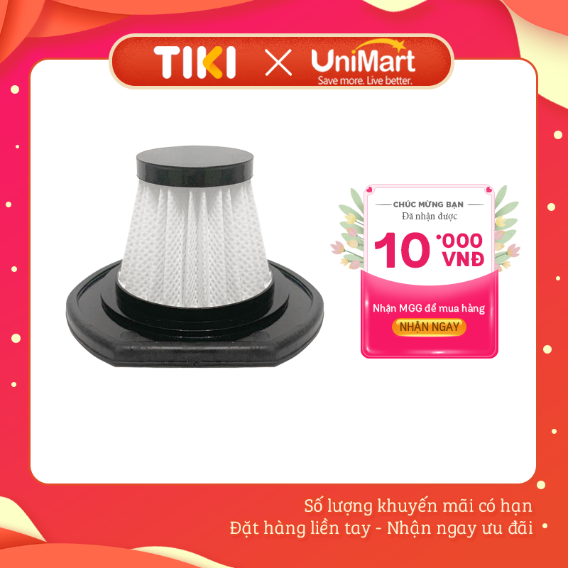 แผ่นกรอง HEPA ทดแทนสําหรับเครื่องดูดฝุ่น Damas XC628 - กระดาษ HEPA และวัสดุพลาสติก PP - สินค้าของแท้