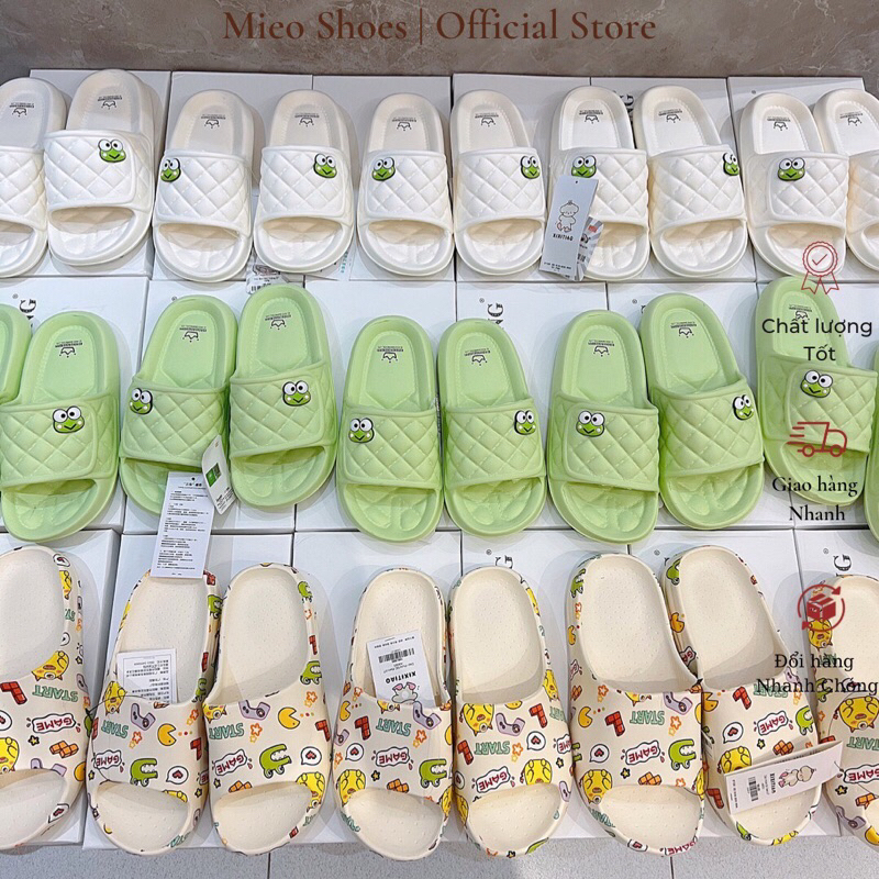 Mieo รองเท้าน่ารักคุณภาพสูง QC รองเท้าแตะพลาสติก D2580 D2581 D2582