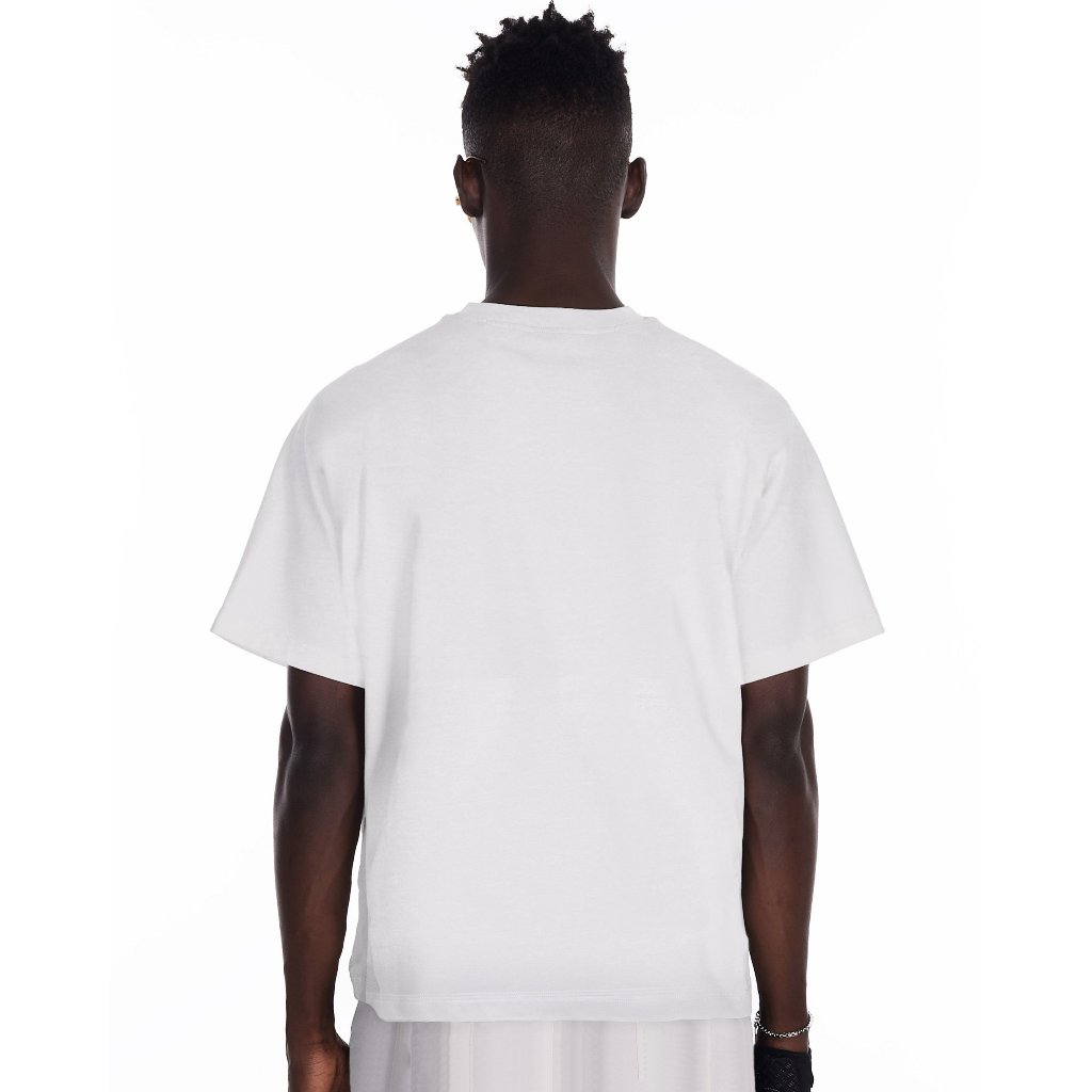 RVB TILTED STAR เสื้อยืด Boxy สีขาว