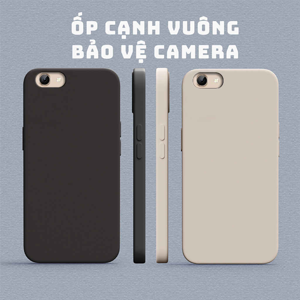 เคสโทรศัพท์ Square Edge สําหรับ VIVO Y55s / Y55 2015 - VIVO Y71 - VIVO Y53 |เคส TPU แบบป้องกันสีส้ม