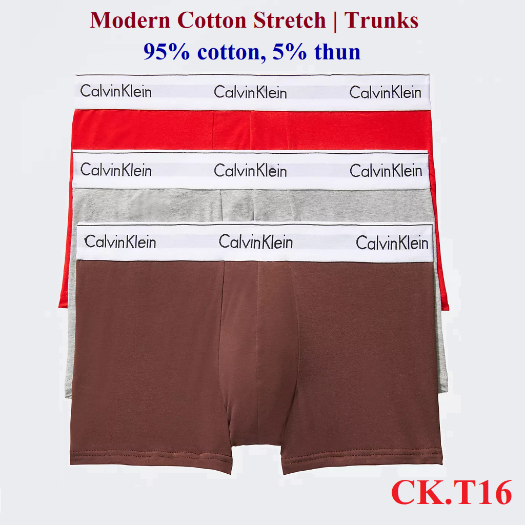 ของแท ้ เรา - CK.T16.Sml- CK Calvin Klein กางเกงชั ้ นในชายผ ้ าฝ ้ ายทันสมัย / กางเกงบ ็ อกเซอร ์