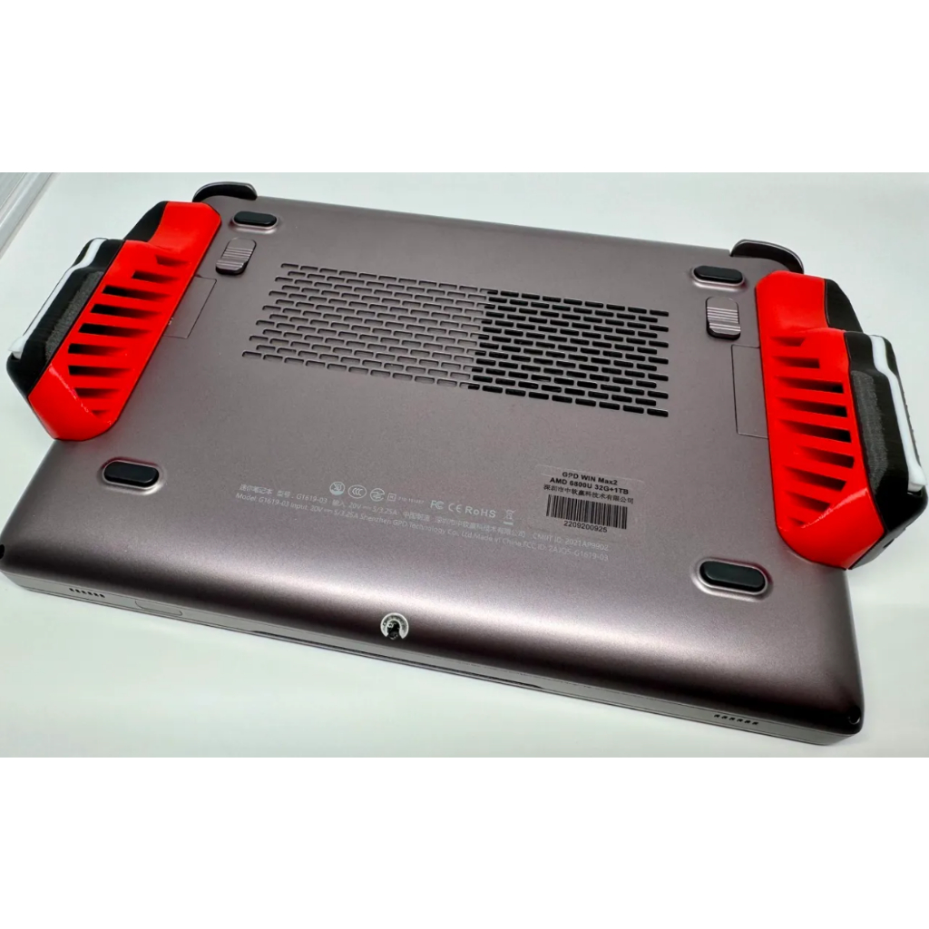 Ergonomic handheld Grip cover set สําหรับ Win Max 2 Grips สําหรับ GPD Win Max 2 คุณภาพสูง 3d การพิมพ