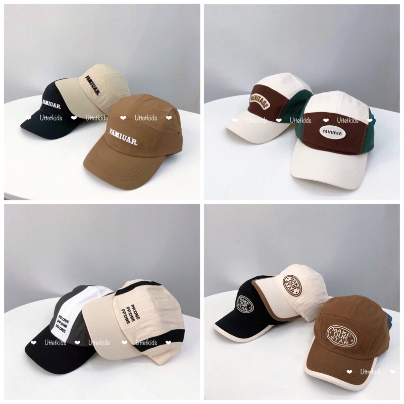 52CM BRIM BOY CAP SUITABLE สําหรับ CHILDREN OVER 2 ปีถึง 6 ปี OLD