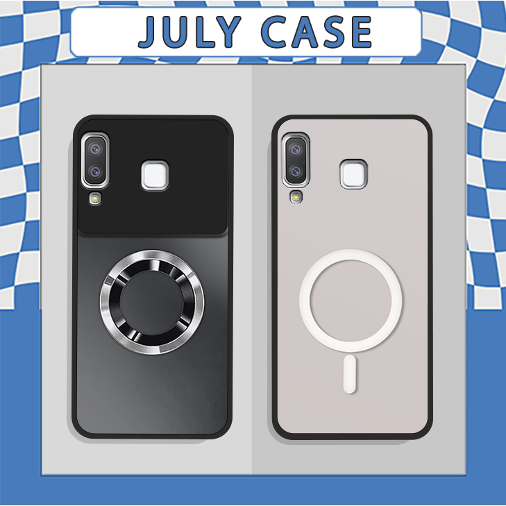 SamSung A8 Star - เคส A9 Star พิมพ์ลายนวดแม่เหล็ก