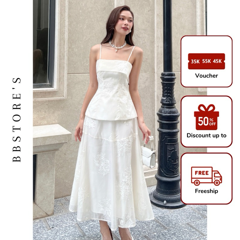 Pass/ Liquidation of BBSTORE ชุดเดรสสีเบจสดใส SET