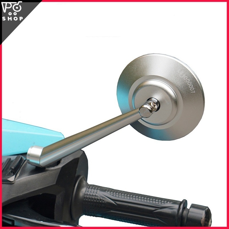 Rizoma CNC Aluminium Round Motorcycle Mirrors ติดตั้งบนรถหลายรุ่น (ab,sh,vissin,wave........) - กระจ