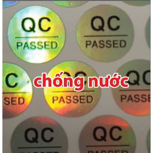 QC PASS DECAL STAMP 7 สี - กันน้ํา