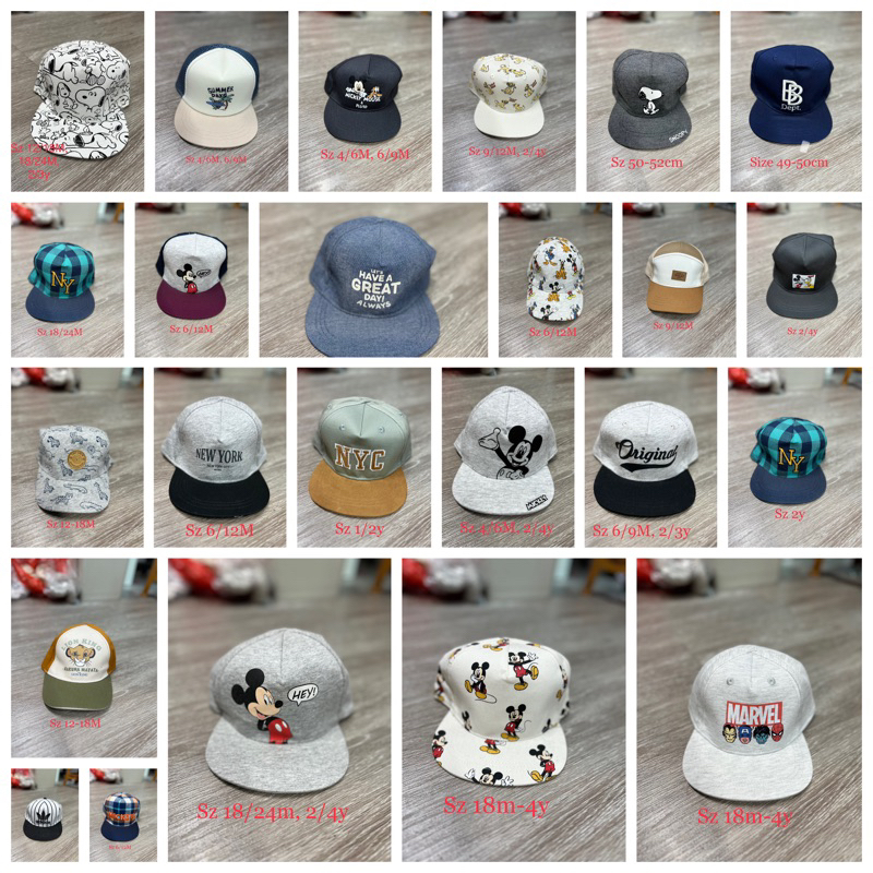 หมวก H&M ไซส์ 4m-8y*