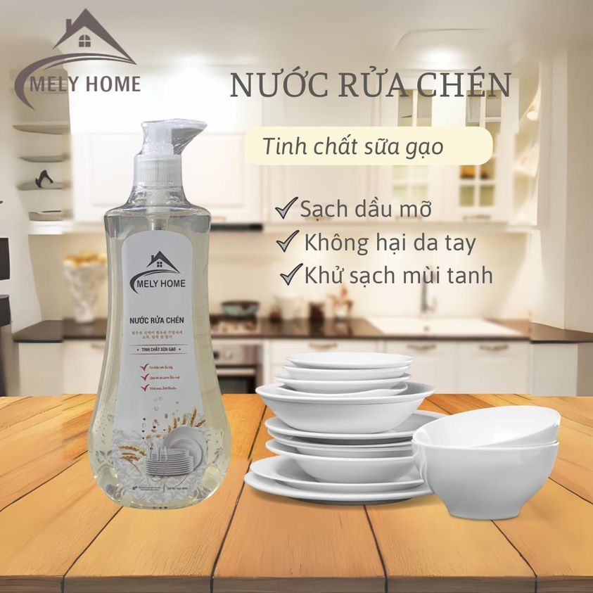 [GENUINE] Mely Home Hera Shinichi น้ํายาล้างจานน้ํานมข้าว