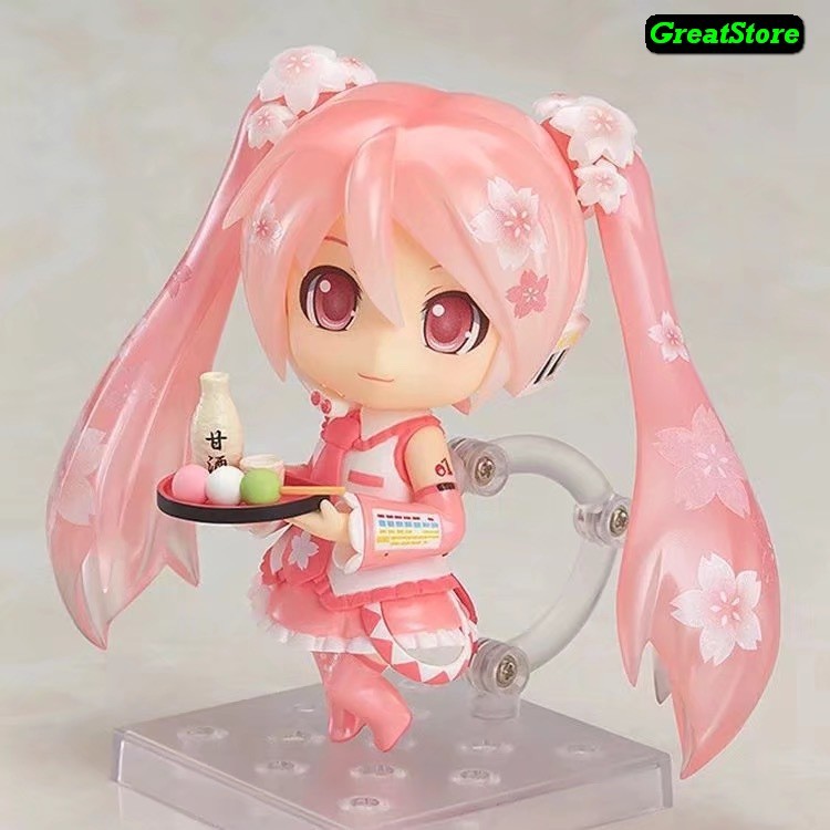 [ Available ] Sakura Miku 500 Action Figure Q mode 10 cm