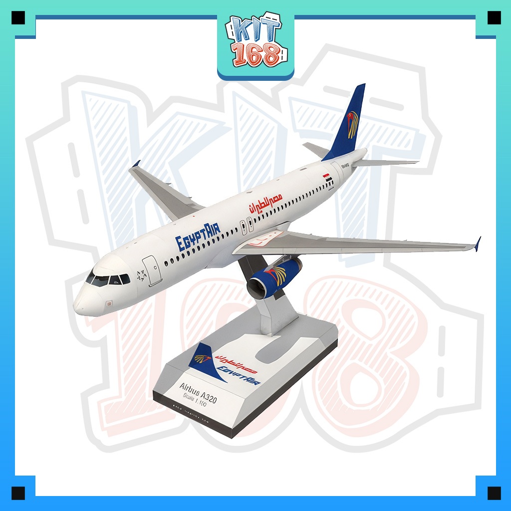 Airbus A320 EgyptAir Paper รุ่น