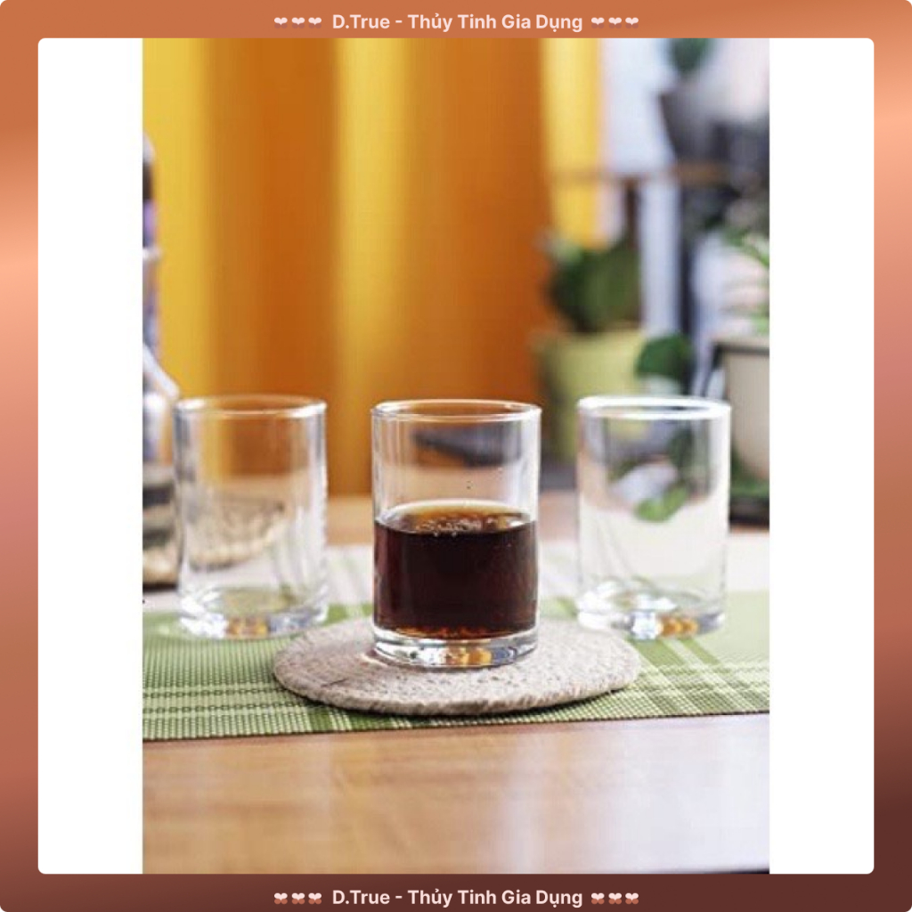 ชุดถ้วยแก้วโยเกิร์ต Ocean Fin Line 6 ชิ้น – B01206 – 175ML