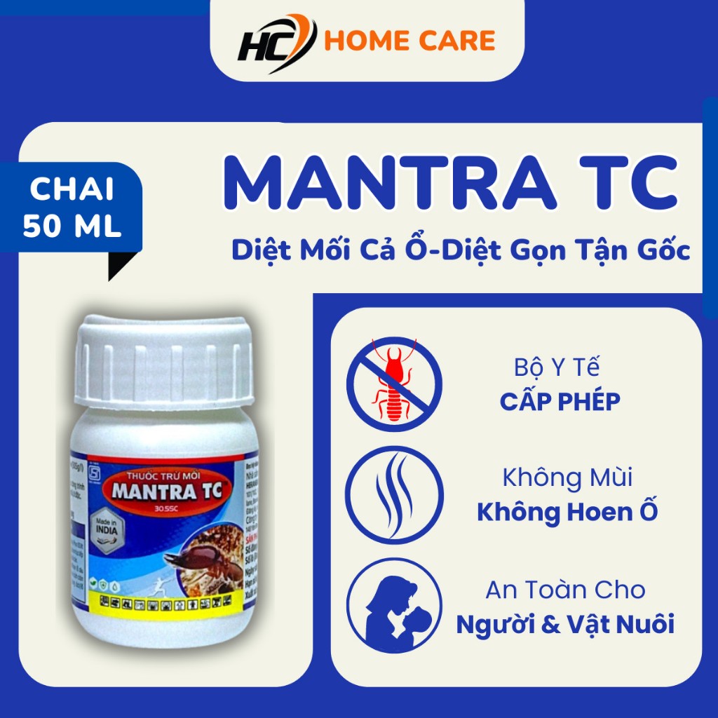 Mantra TC ยากําจัดปลวก 50 มล. ขวดไม่มีกลิ่นผลิตในอินเดีย ฆ่าทั้งปลวก – HOME CARE