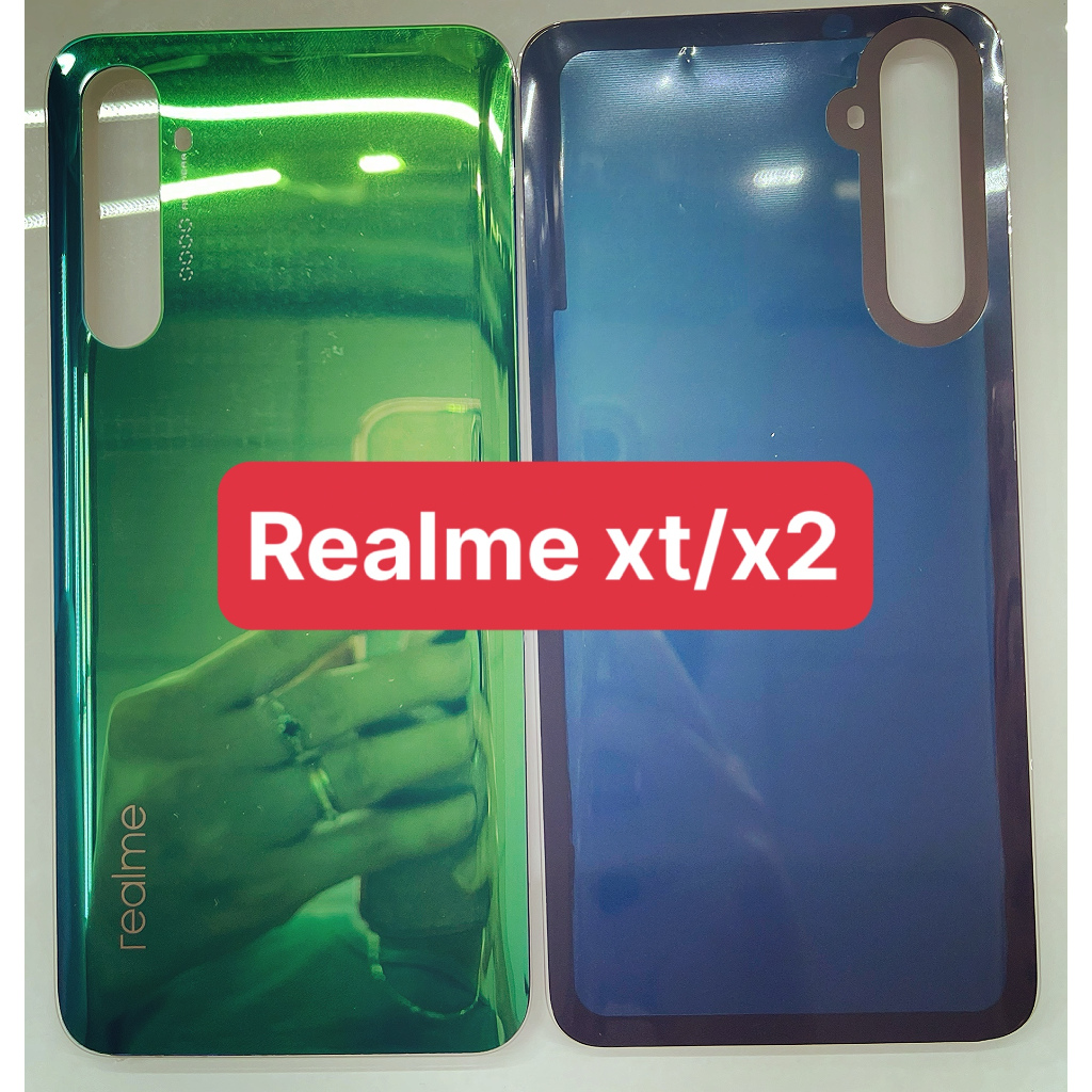 Realme Back Glass With REALME X2 / REALME XT Pre-Adhesive