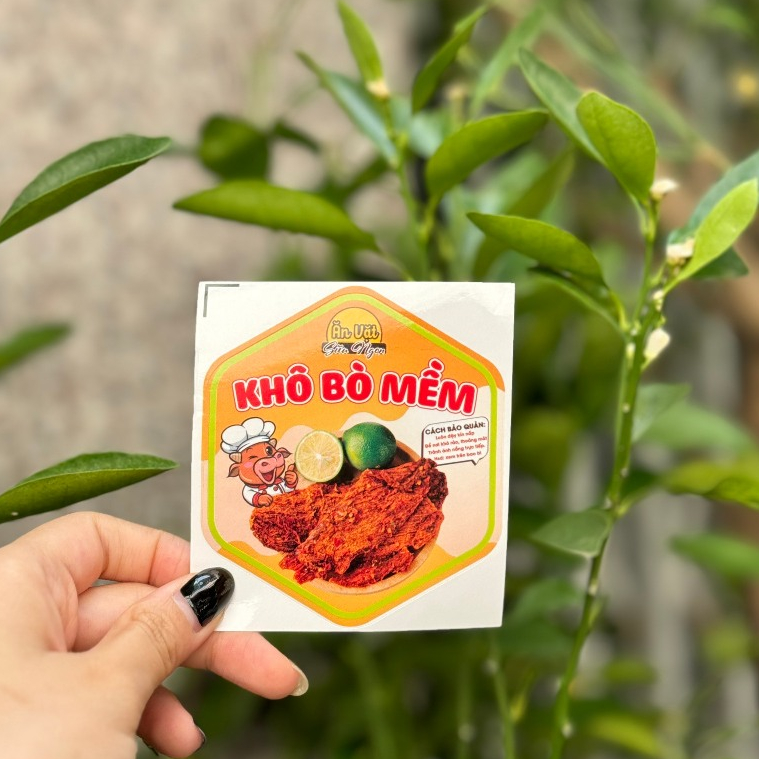 55 HEXAGONAL STAMPS 7X8CM - SOFT DRIED BEEF