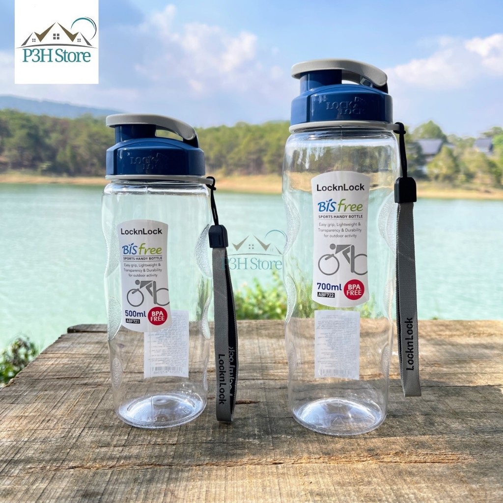 LOCK & LOCK Tritan Lock ขวดน้ําพลาสติกและล็อค Handy Bottle ขวดน้ํากีฬา 500ml ABF721 และ 700ml ABF722