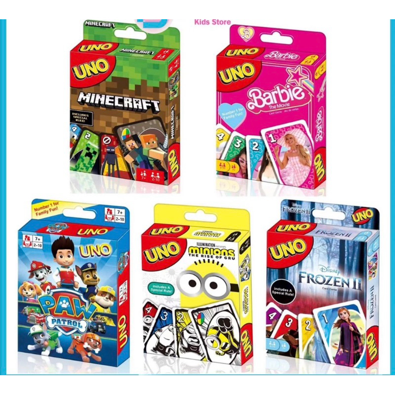 2 การ์ด UNO CARD BOXES 108 ใบจาก 2-10 เพื่อเล่น UNO CARD BOX WITH ALL MODELS