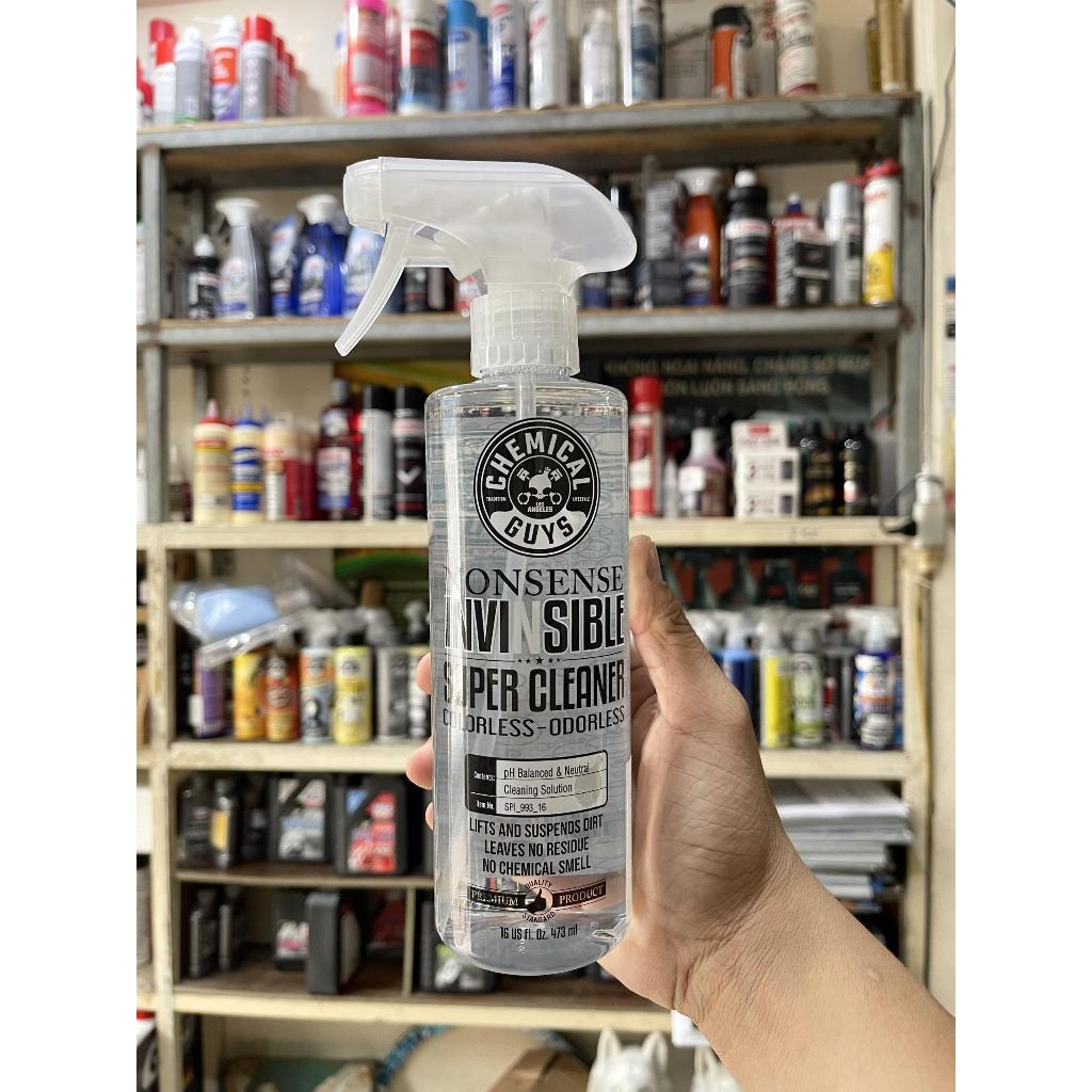CHEMICAL GUYS NONSENSE INVINSIBLE SUPER CLEANER 16OZ COLOR-FREE MULTI-FUNCTIONAL CLEANING SOLUTION