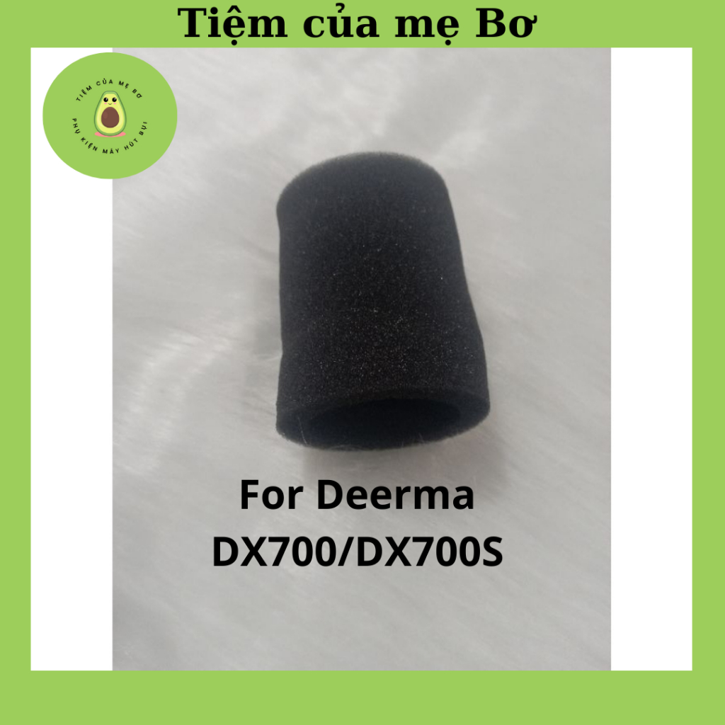 โฟมสีดําด้านนอกสําหรับแกนกรองเครื่องดูดฝุ่น Deerma Dx700/Dx700s