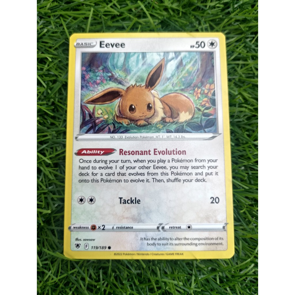 [KW2 Pokemon] [EN] การ์ด Pokemon Eevee - 119/189 - ทั่วไป